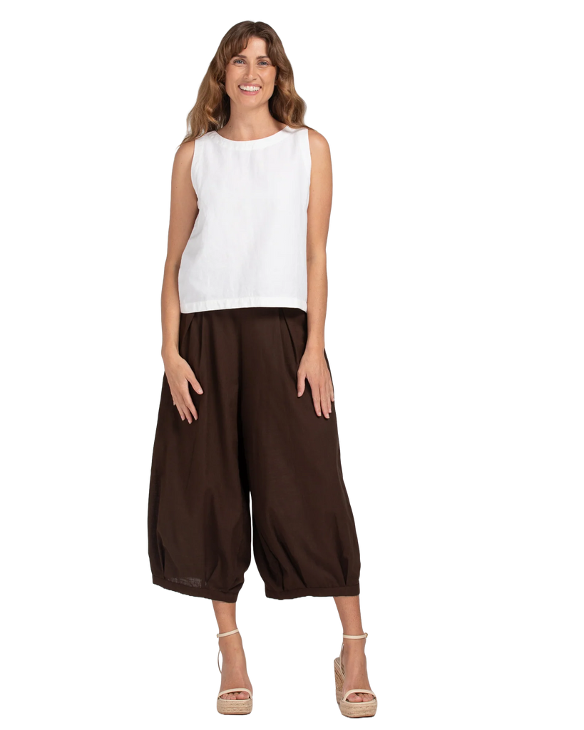 Zetta Pant - Ground Coffee Bottoms Boom Shankar