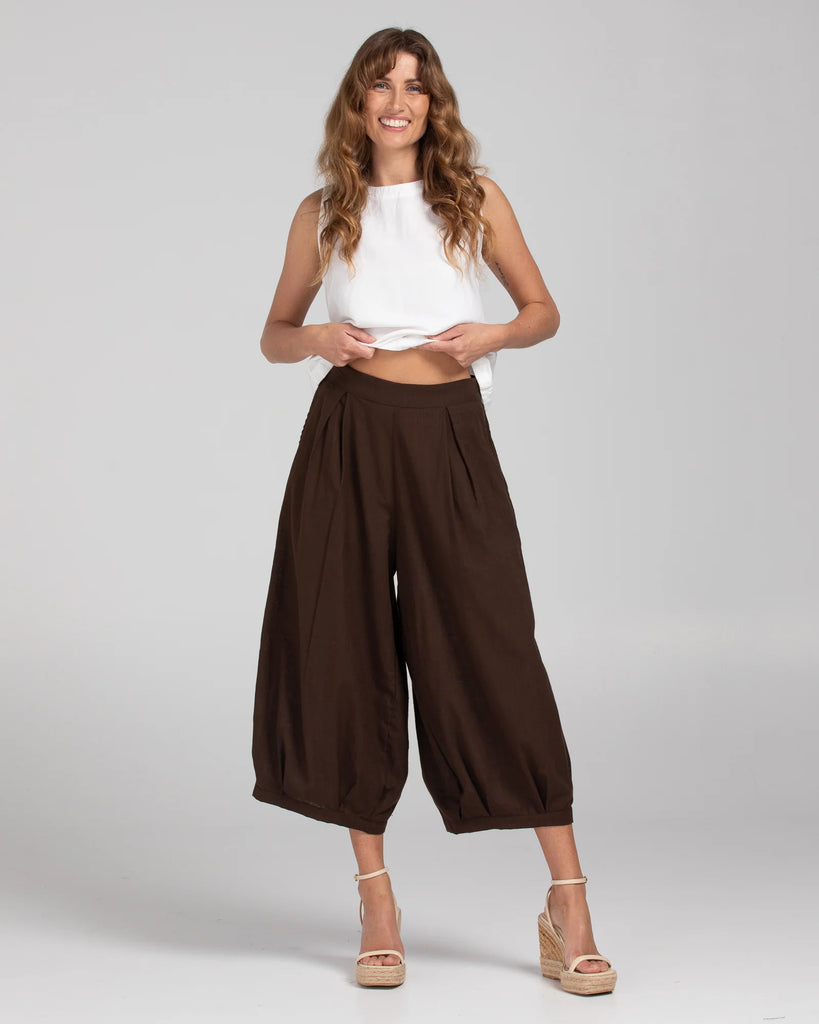 Zetta Pant - Ground Coffee Bottoms Boom Shankar