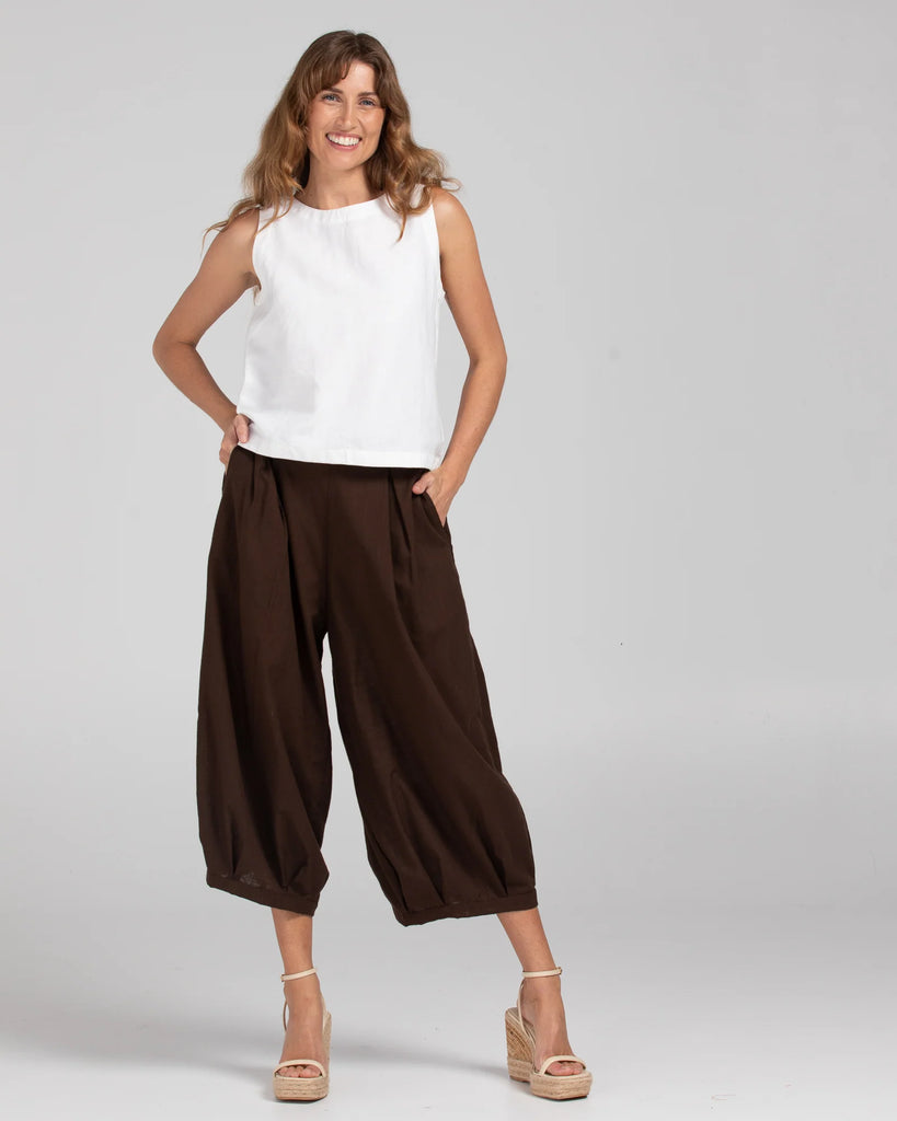 Zetta Pant - Ground Coffee Bottoms Boom Shankar