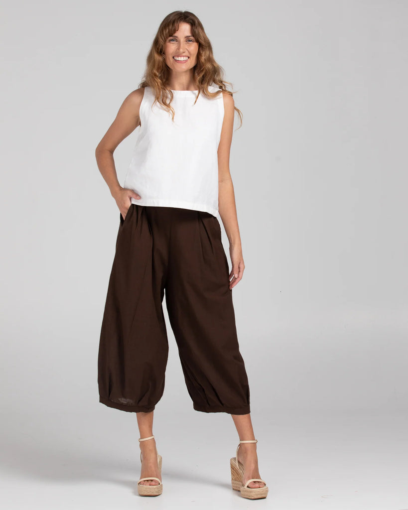 Zetta Pant - Ground Coffee Bottoms Boom Shankar