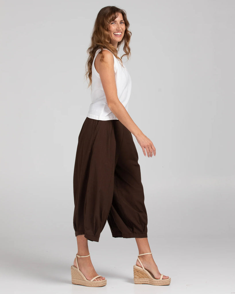 Zetta Pant - Ground Coffee Bottoms Boom Shankar