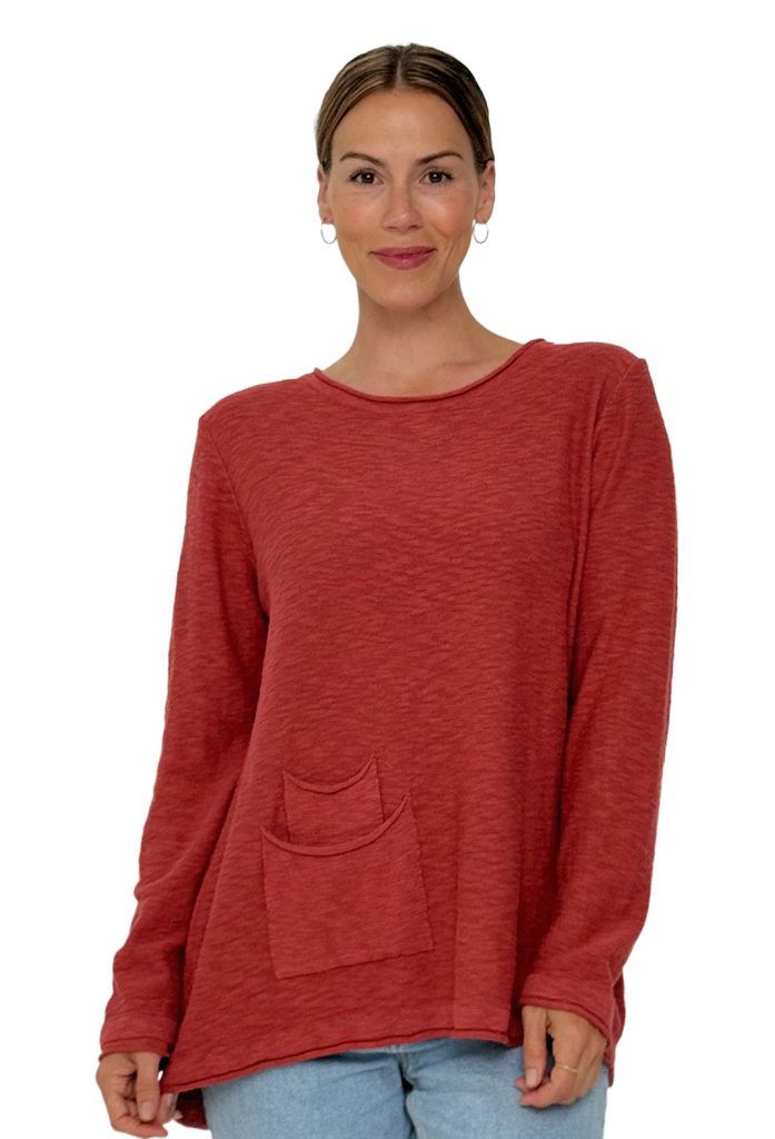 Worthier Paloma Top Terracotta Tops Worthier   