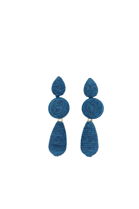 Cardiff Earrings Blue Earrings Holiday Trading   