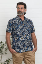 Mens Shirt Camellia Mens Tops MahaShe