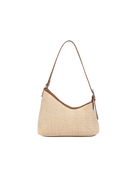 Amelia Shoulder Bag - Raffia/Tan - Global Free Style