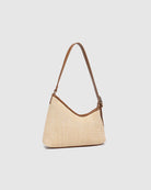 Amelia Shoulder Bag - Raffia/Tan - Global Free Style