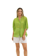 Aurora Top Avocado Green Tops Worthier S/M(8-10)
