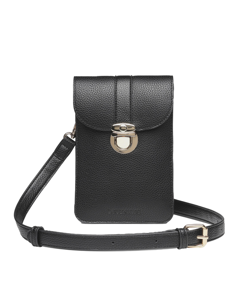 Fontaine Phone Crossbody Bag Black Bags and Purses Louenhide   