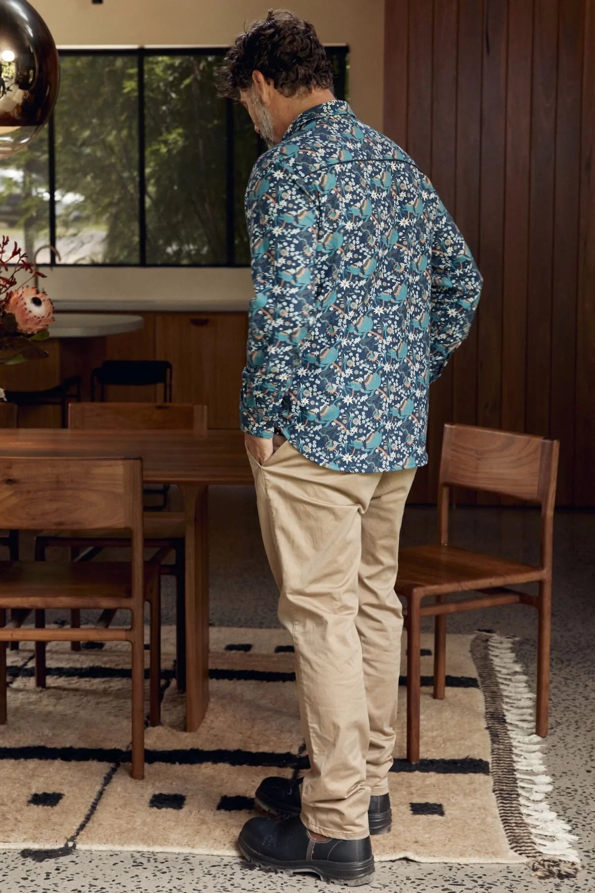 Men's Long Sleeve Waratah Mens Tops MahaShe