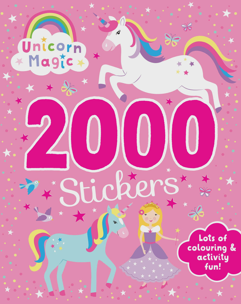 Unicorn Magic 2000 Stickers Books Lake Press