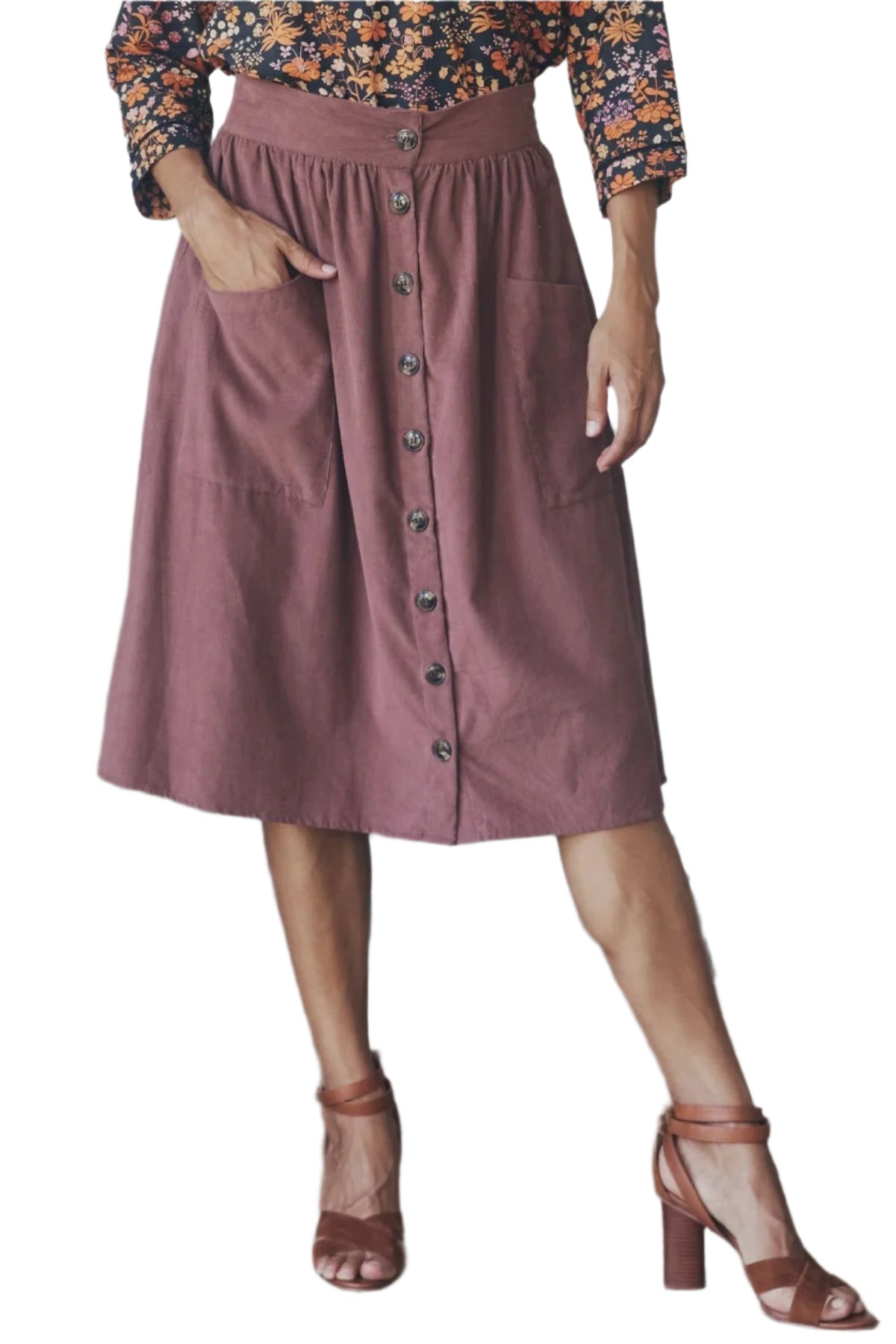 Tilly Skirt Corduroy Clove Skirts MahaShe XS(6)