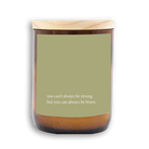 Heartfelt Quote Candle - be brave Gifts and Accessories Commonfolk