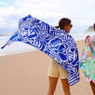 Sand Free Towel Blue Oasis Bath Annabel Trends