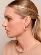 Blush Melanie Hoops Earrings Tiger Tree