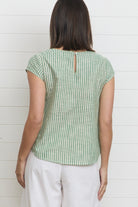 Remi Top Green Stripe Tops MahaShe