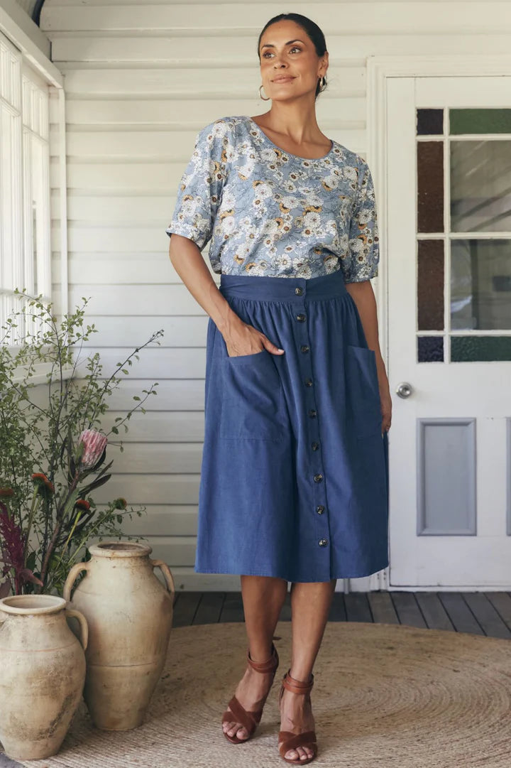 Tilly Skirt Ocean Skirts MahaShe