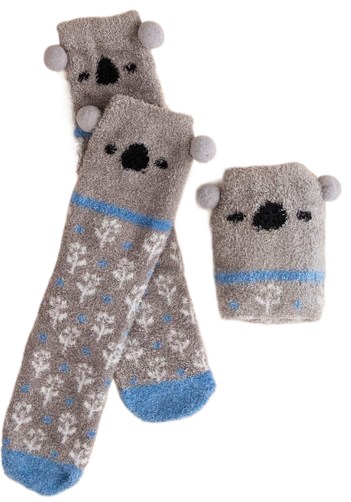 Natural Life Cozy Sock Koala Socks Natural Life   