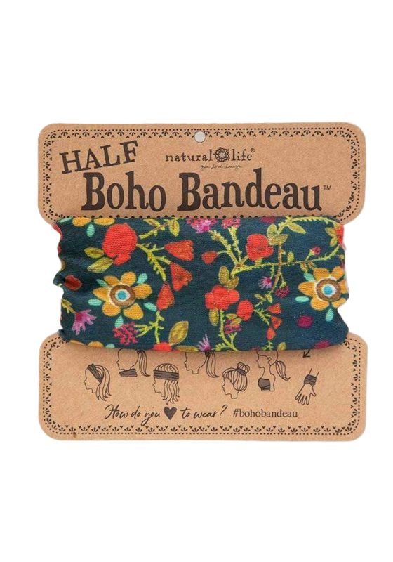 Bandeau Half Boho  Forest Flowers Bandeau Natural Life   