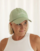 Demi Canvas Cap - Sage Green Hats & Millinery Louenhide