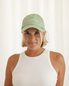 Demi Canvas Cap - Sage Green Hats & Millinery Louenhide