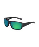 Stradbroke Mens Sunglass Black/Green Sunglasses & Glasses White Haven   