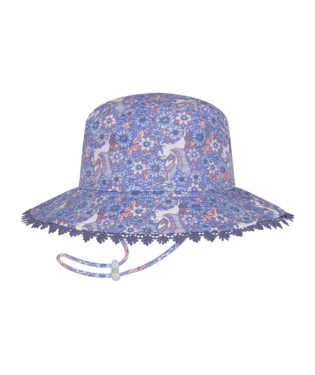 Crystal Baby Girls Bucket Purple Kids Hats Millymook