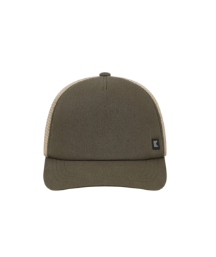 Crescent Mens Trucker Cap Olive - Global Free Style