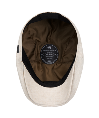 Mosely Mens Driver Cap Natural Mens Hats Kooringal   