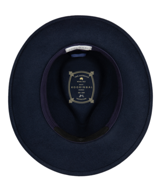 Brunswick Womens Mid Brim Fedora Navy Hats & Millinery Kooringal   