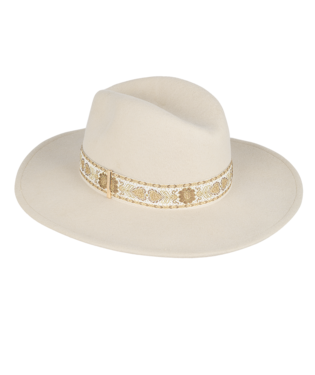 Elwood Womens Mid Brim Fedora Nude Hats & Millinery Kooringal   