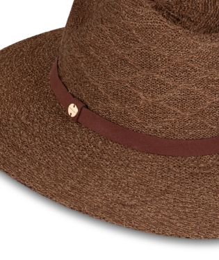 Rosebery Womens Safari Brown Hat Hats & Millinery Kooringal