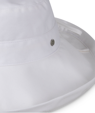 Kooringal Ladies Upturn Hat Noosa White - Global Free Style