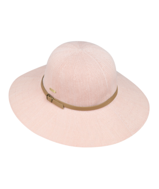 Ladies Wide Brim Hat Leslie Blush Hats & Millinery Kooringal   