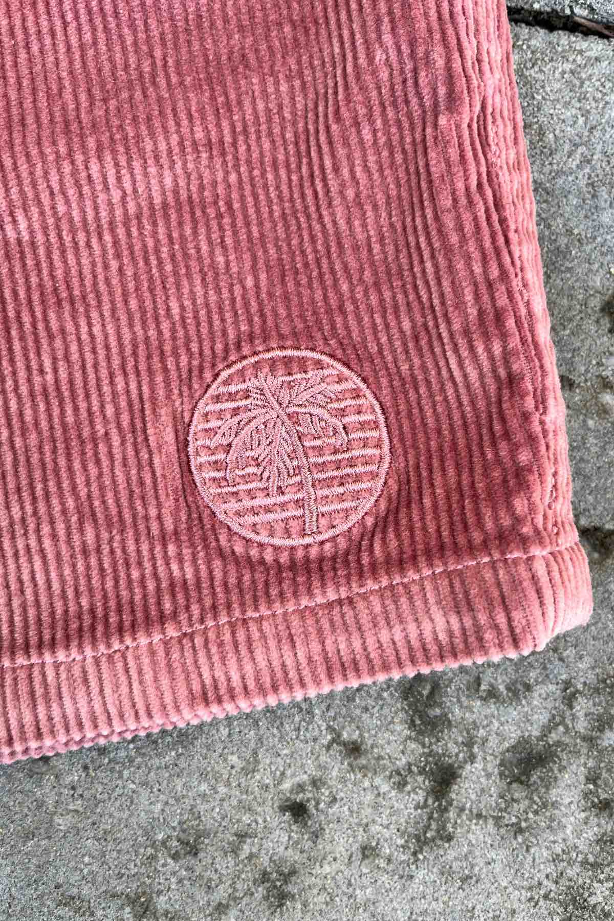 Mauve Corduroy Shorts Mens Bottoms Skumi