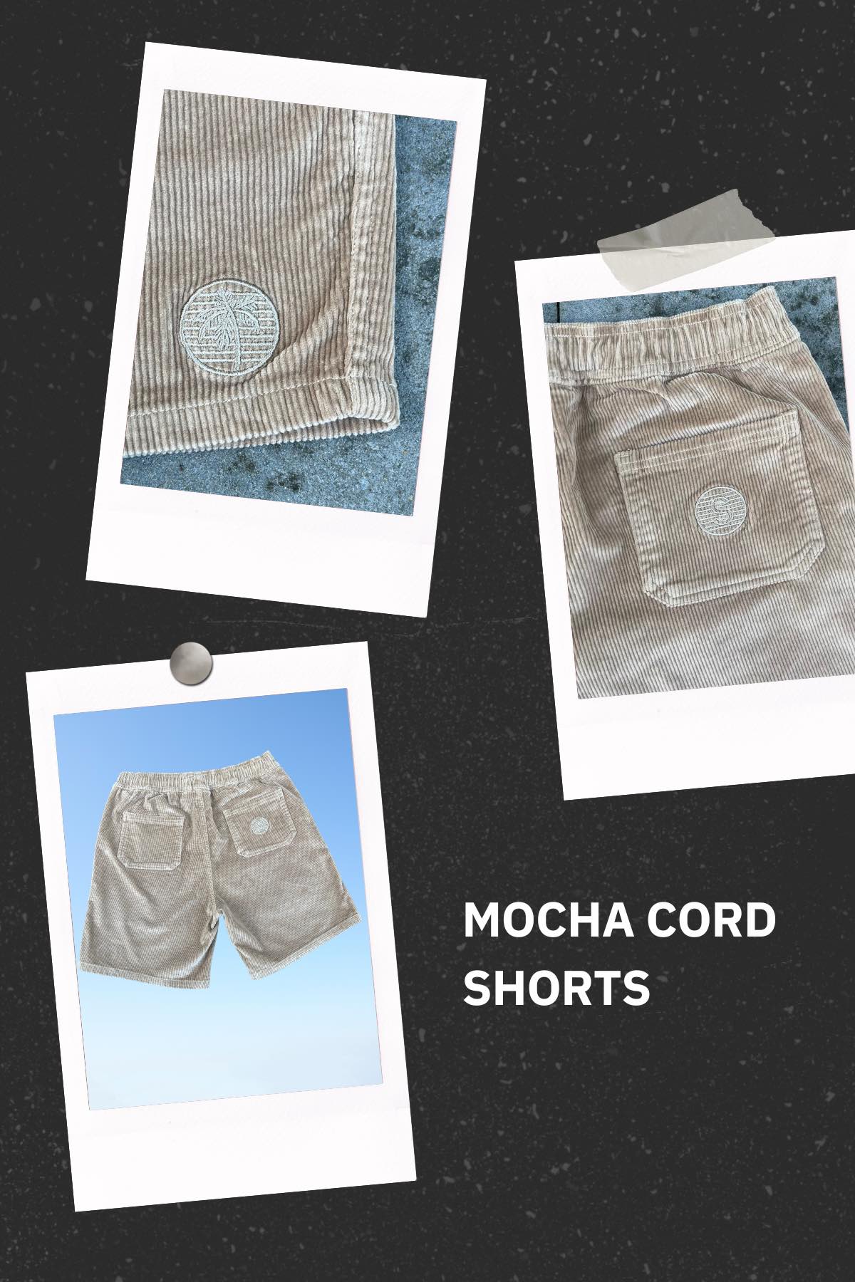 Mocha Corduroy Shorts Mens Bottoms Skumi