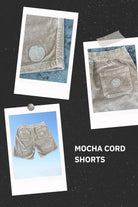 Mocha Corduroy Shorts Mens Bottoms Skumi
