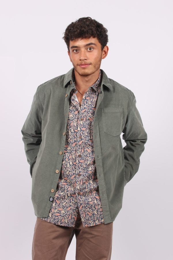 Leafy Flow Mens Shirt - Global Free Style