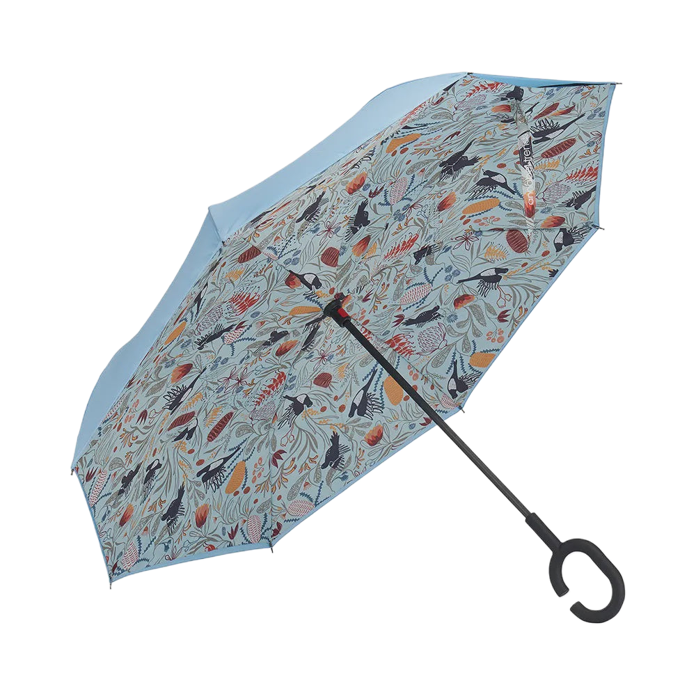 REVERSE UMBRELLA - MAGPIE FLORAL MS Umbrellas Annabel Trends   