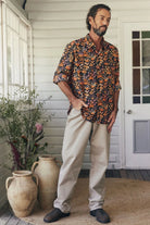 Men's Shirt Long Sleeve Tigerlily Mens Tops MahaShe