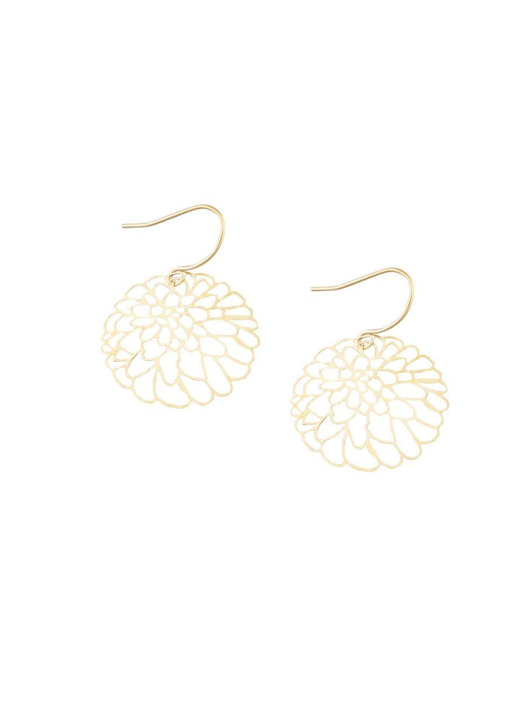 Tiger Tree Oriental Bliss Earrings Gold Earrings Tiger Tree