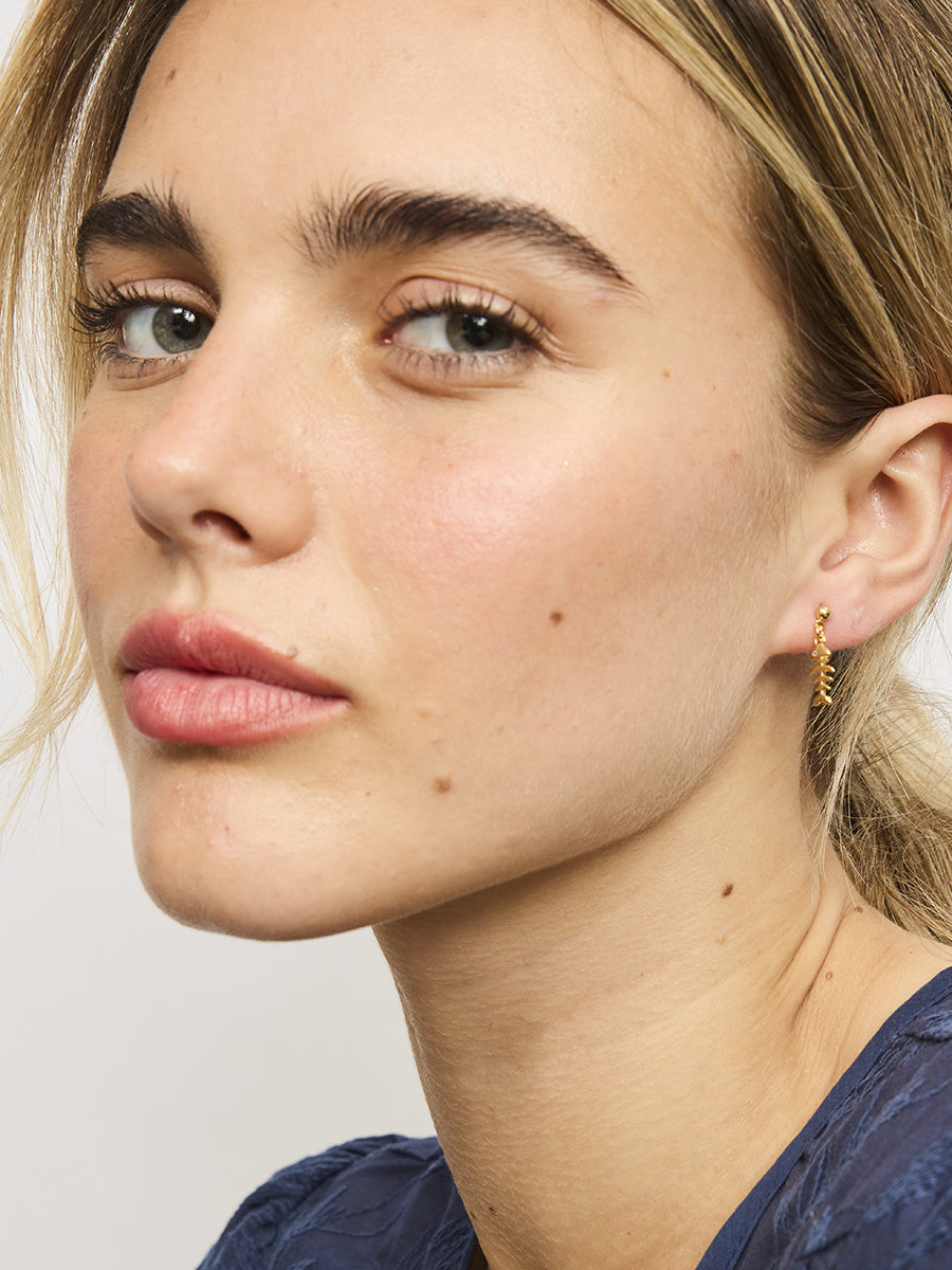 Gold Sparky E/R Earrings Tiger Tree