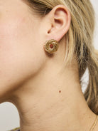 Gold Maybelle E/R Earrings Tiger Tree