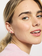 Pink Poppins Studs Earrings Tiger Tree