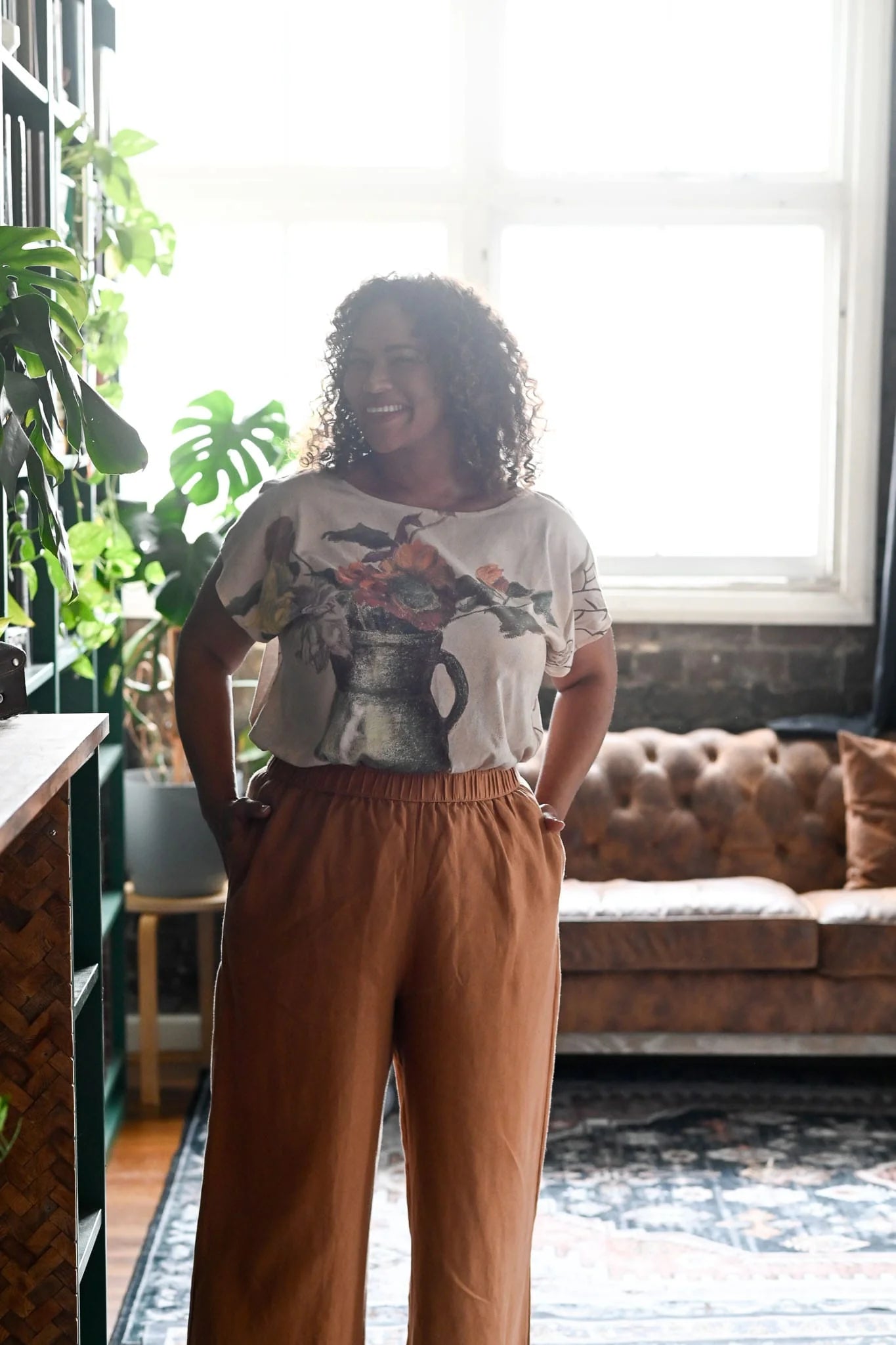 Eleanor Tee Fleurs Tops Lazybones