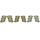 Trio Stack Crystal Earrings Pack Peridot Earrings Fabienne