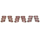 Trio Stack Crystal Earrings Pack Pink Earrings Fabienne