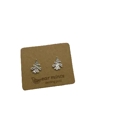 Autumn Leaf Post Earring Silver Earrings Fabienne
