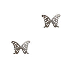 Filigree Butterfly Post Silver Earrings Fabienne
