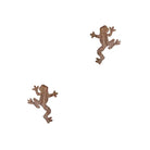Frog Post Earring Rose Gold Earrings Fabienne