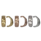 Thick Hammered Hoop Post Earrings Pack Earrings Fabienne